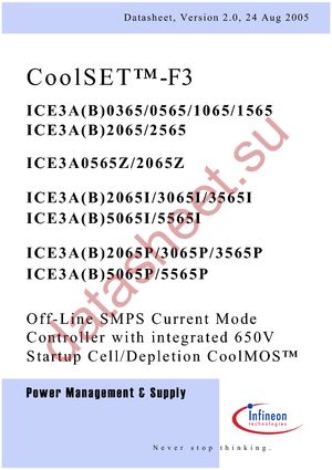 ICE3B2065 datasheet  